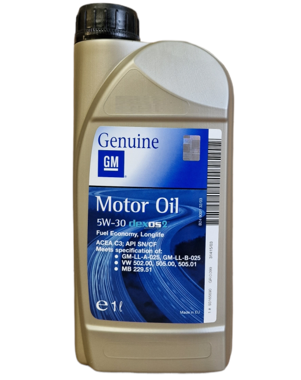 GM Motoroil 5W30 dexos2 1L